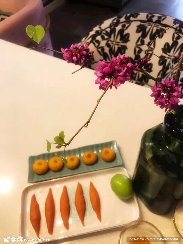 水果拼盘摆盘 