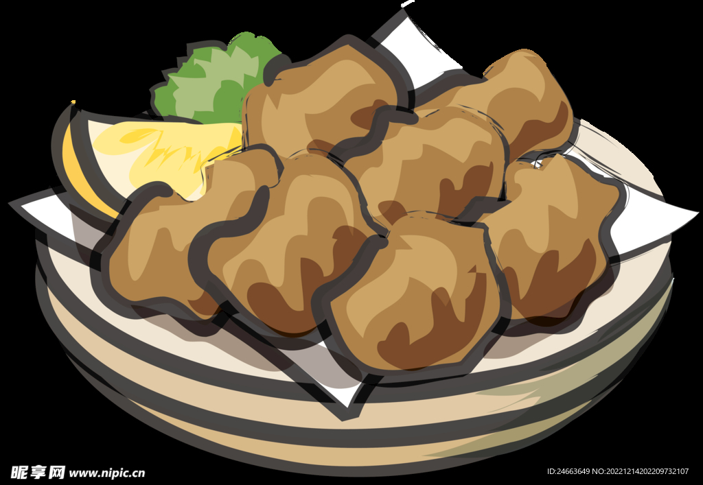 日系食品插画