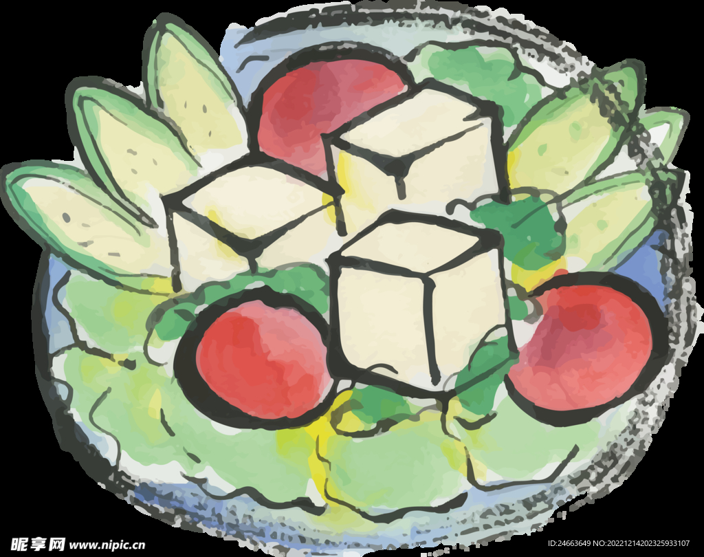 日系手绘插画
