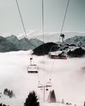 雪山缆车