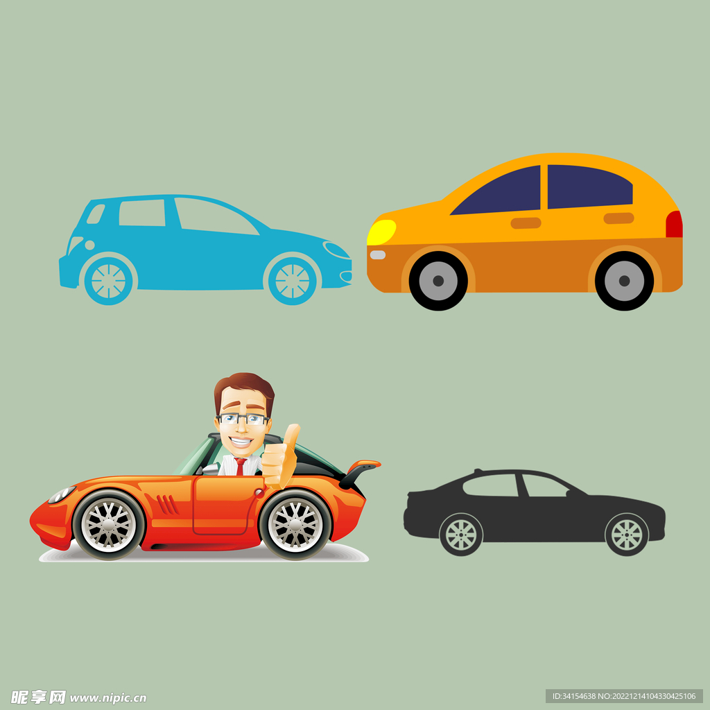 卡通汽车