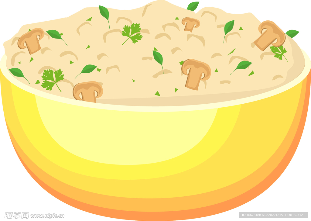 彩色简约色拉图案