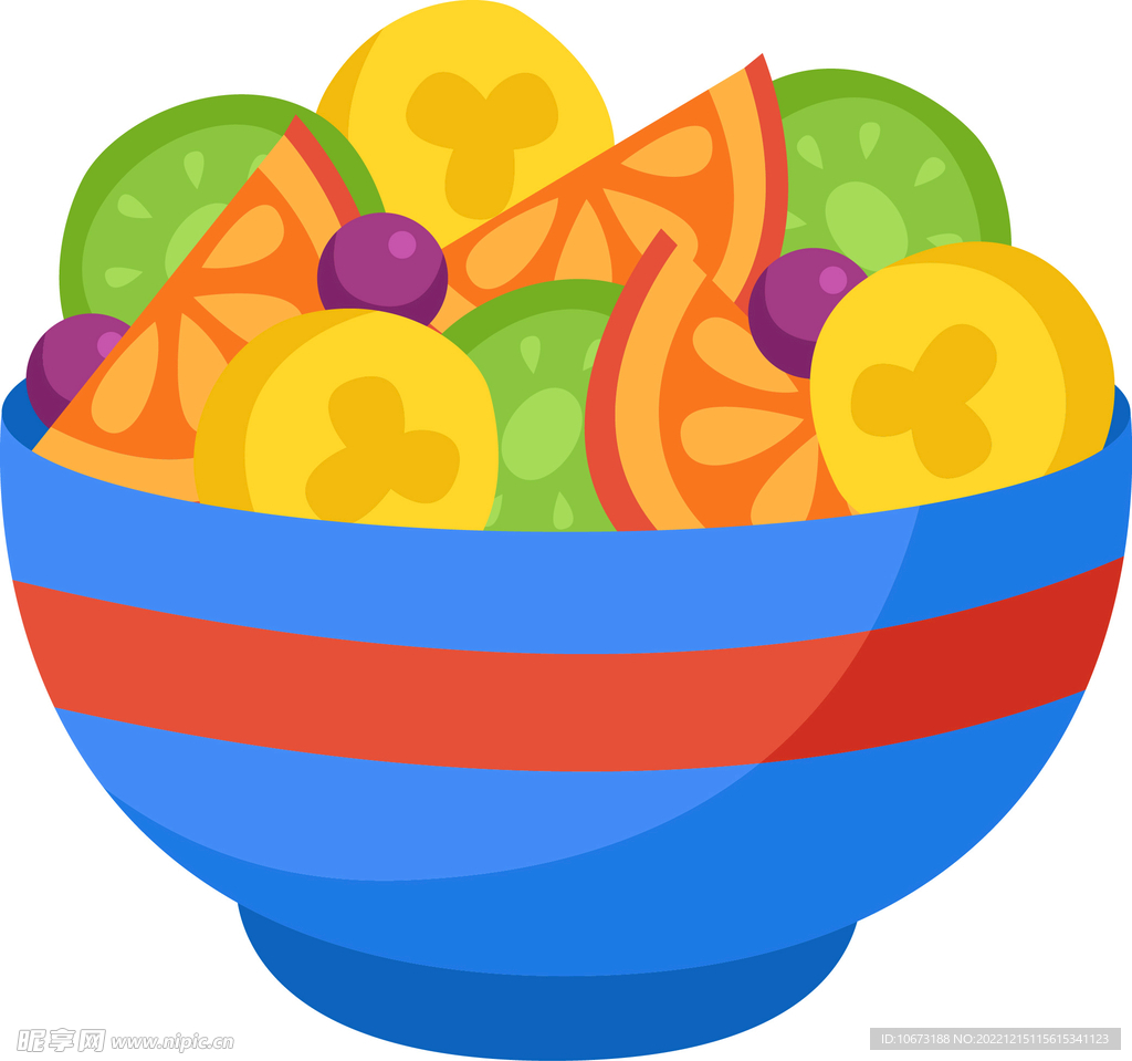 卡通简约沙律图案