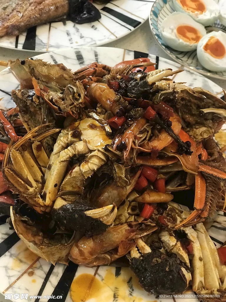 海鲜大餐美食 海鲜大餐 海鲜美