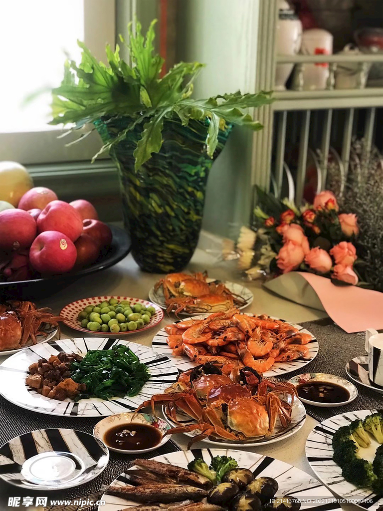 海鲜大餐美食 