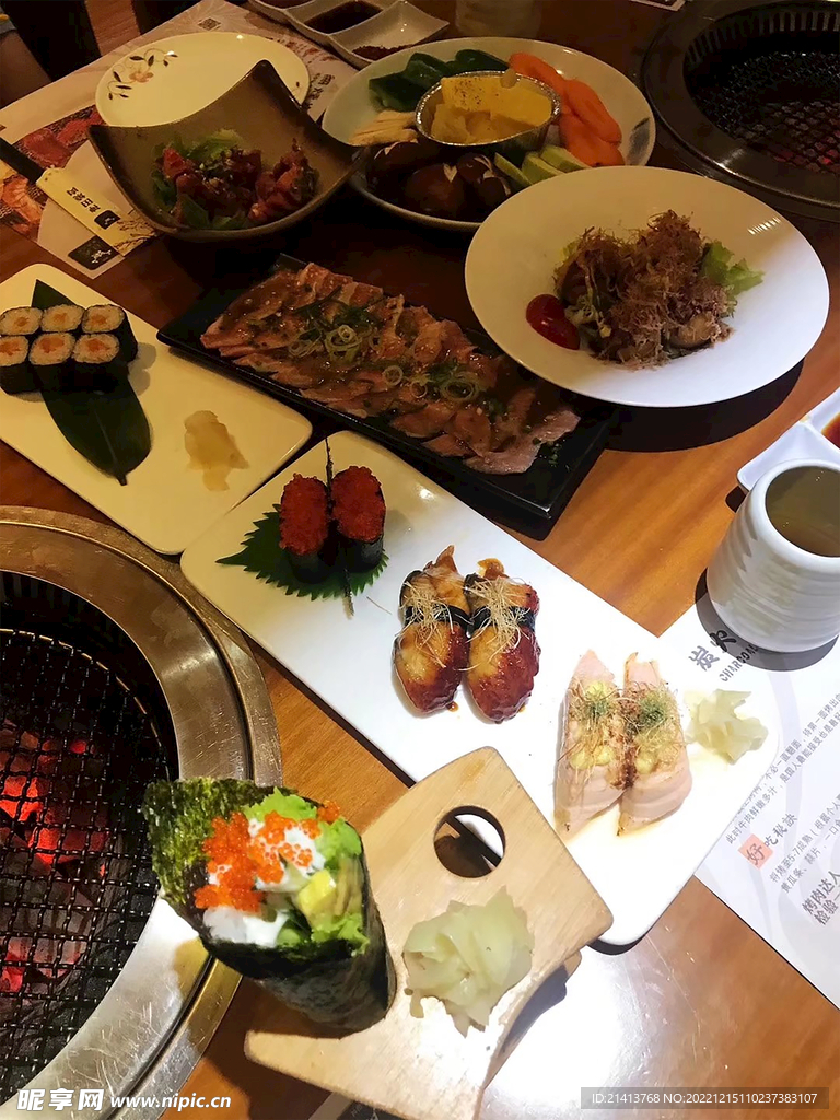烤肉中餐美食 