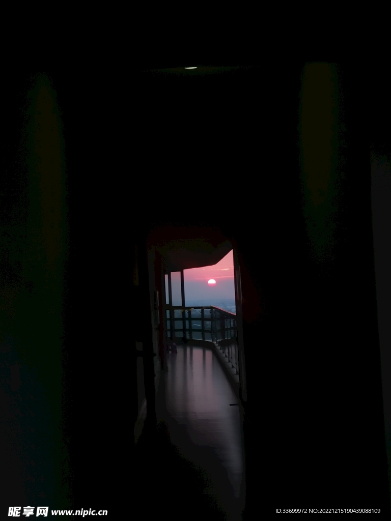 夕阳海南