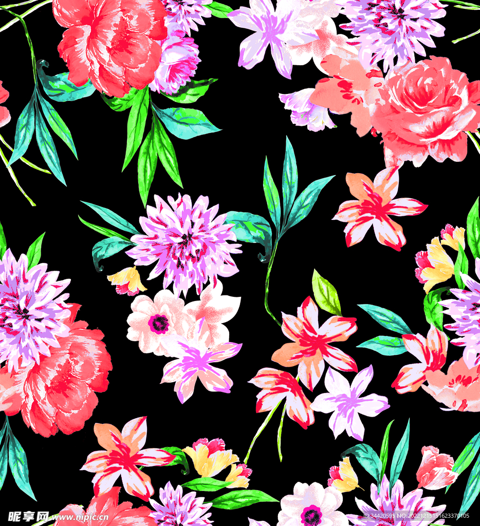 手绘花