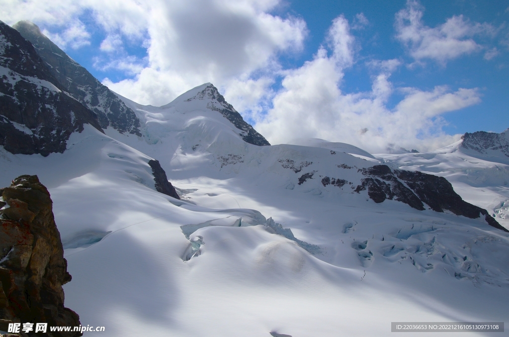 阿尔卑斯雪山