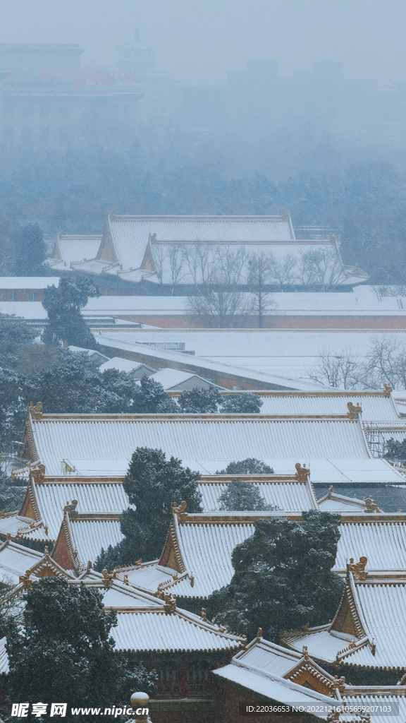 紫禁城雪景