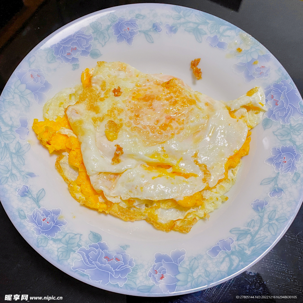 免抠摄影-精致早餐摆盘煎蛋-好图网