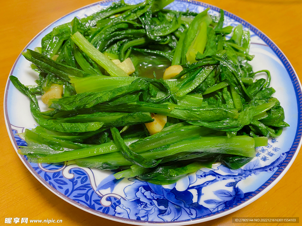 蒜蓉炒油麦菜