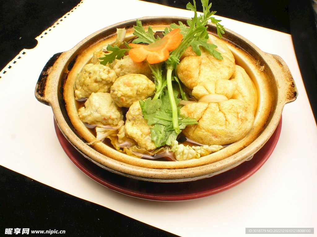 豆包鸡丸锅