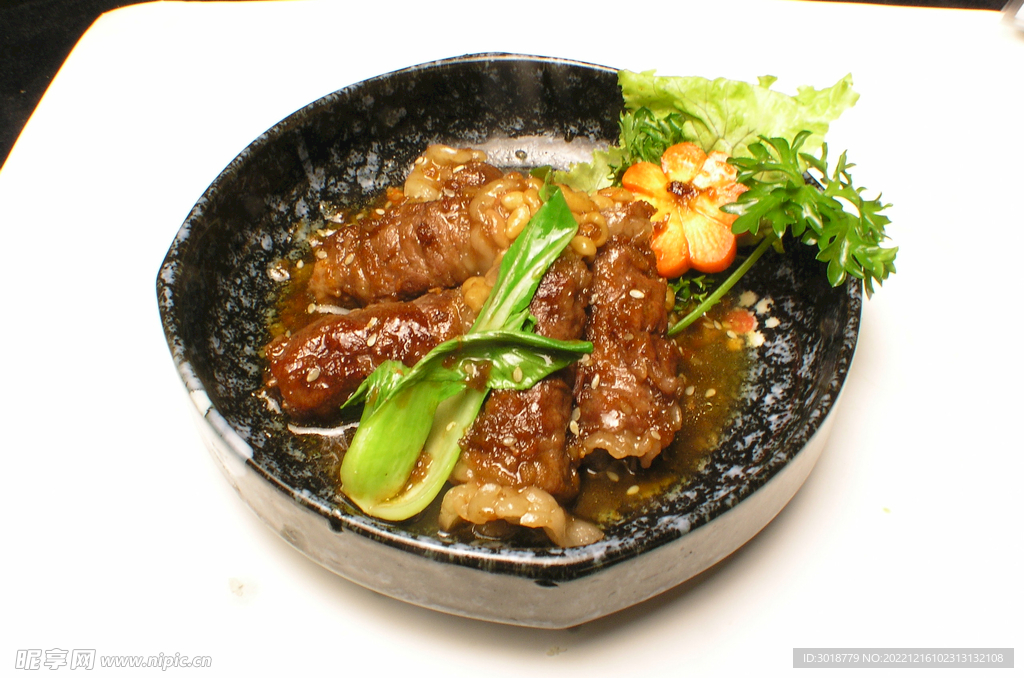 姜汁烧牛肉卷
