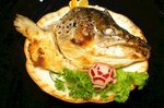 烤三纹鱼头