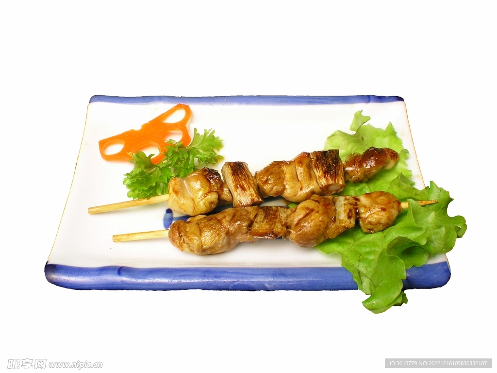 烤鸡肉串