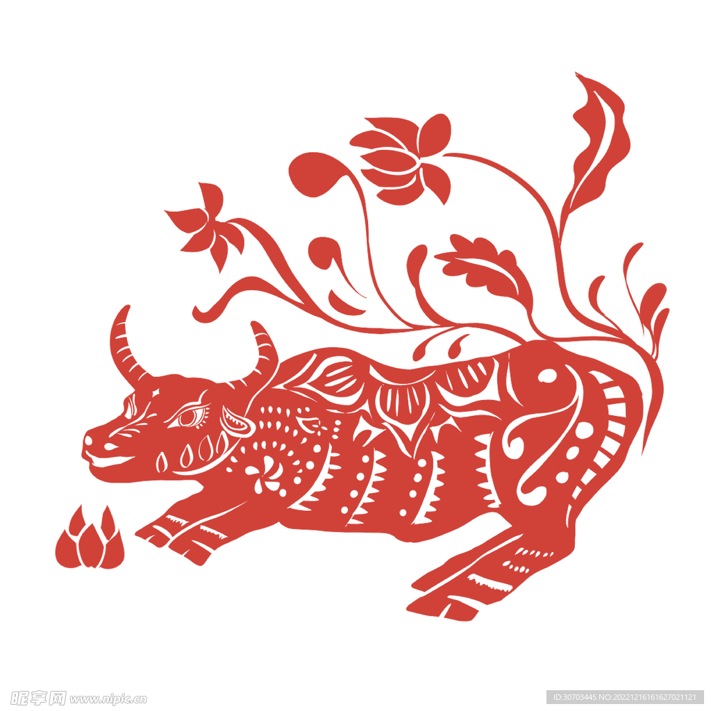 牛和图案