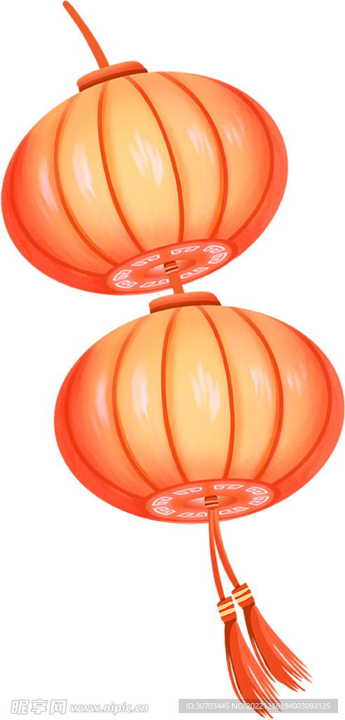 两个小灯笼