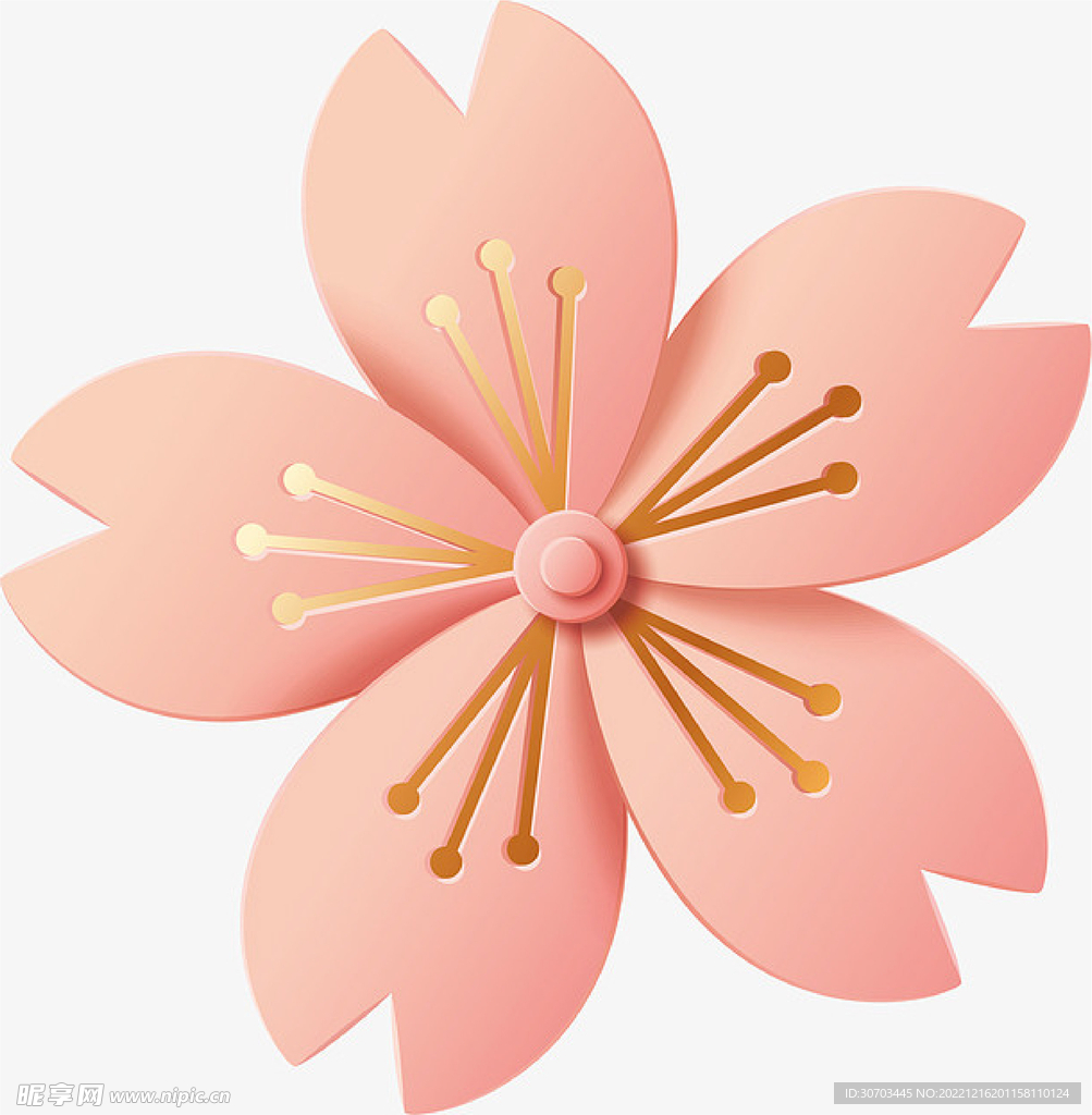 粉色小花
