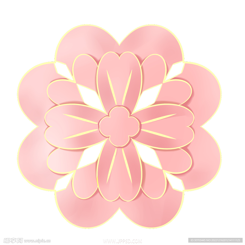 粉色花瓣