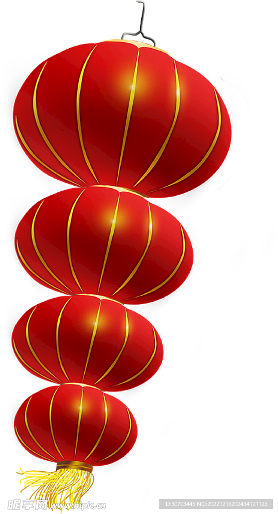 四个大小灯笼
