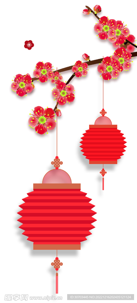 花和灯笼