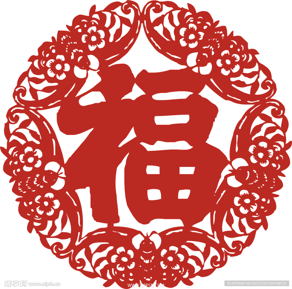 福字窗花