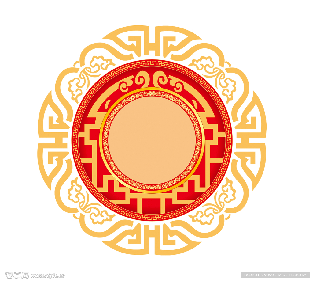 金色的圆圈纹理