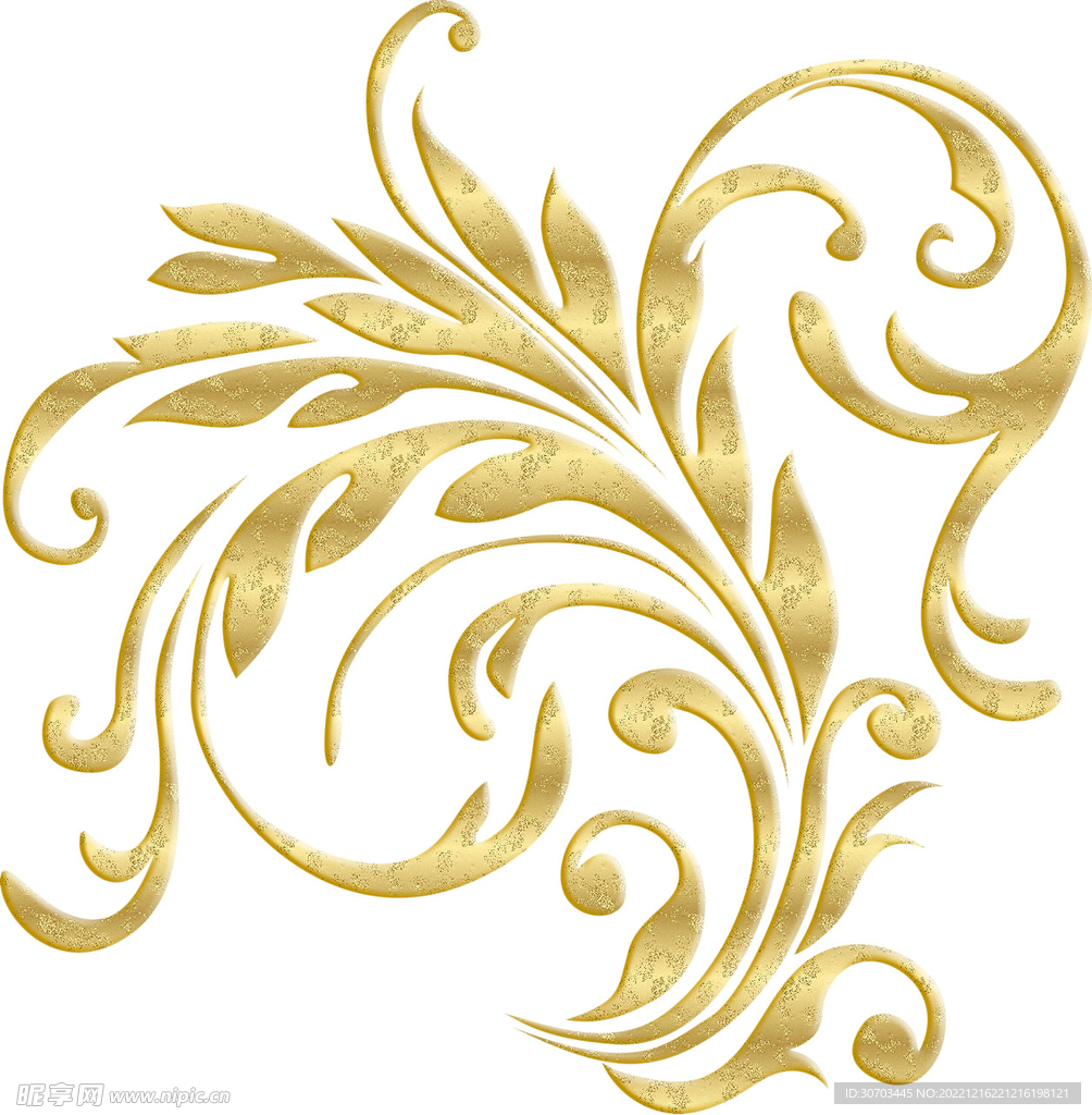 金色花纹