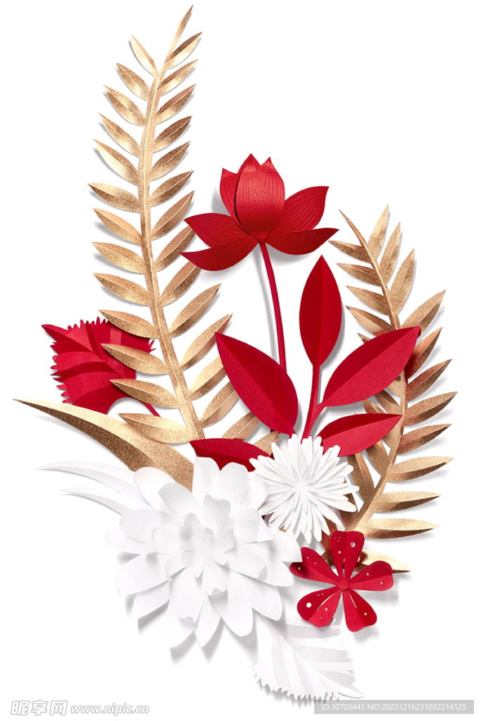 红色花瓣