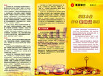 金黄色背景打击套路贷三折页