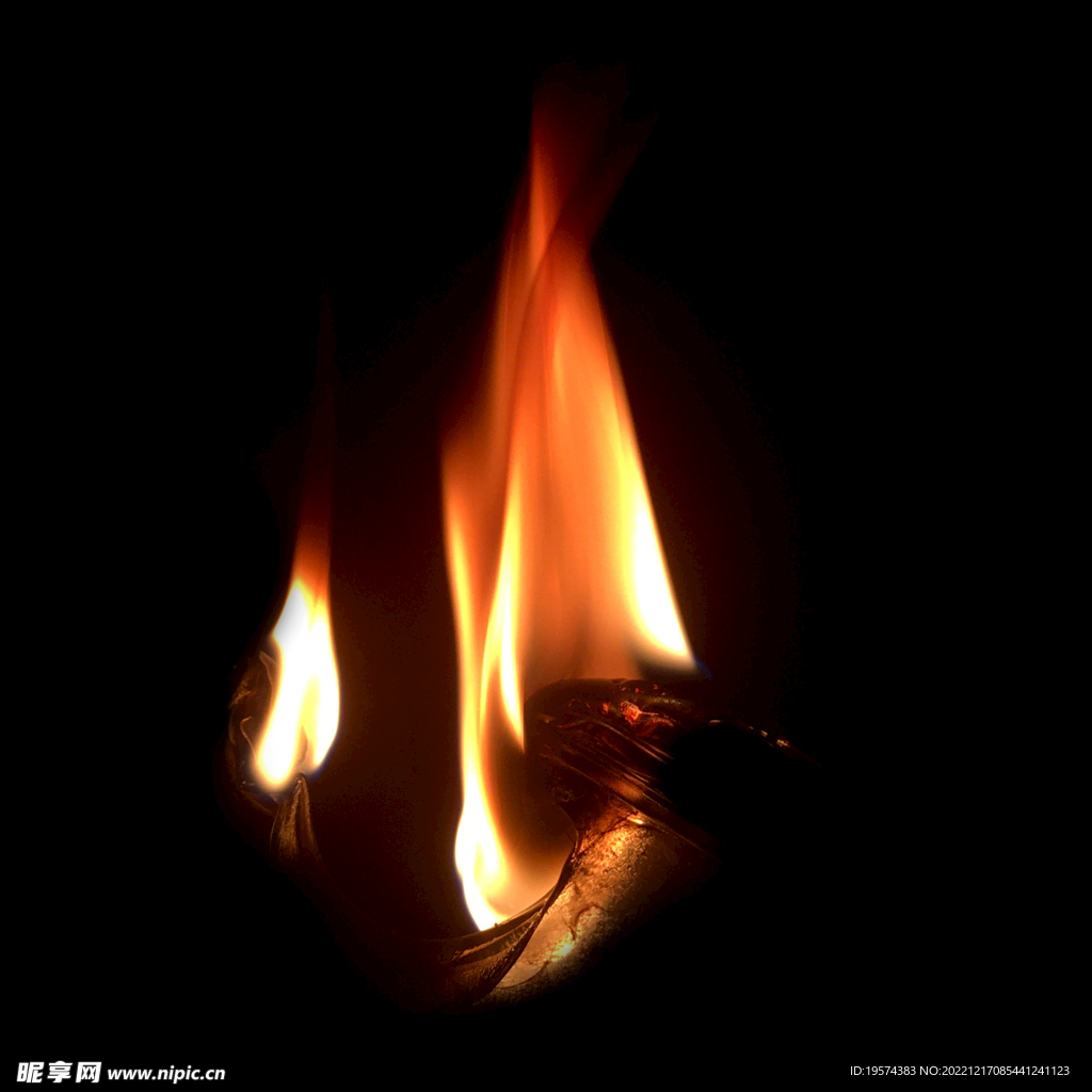 火焰燃烧效果叠层素