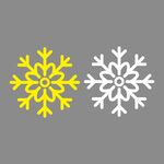 冬天圣诞节雪花元素