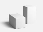 方形长方纸质包装盒子样机