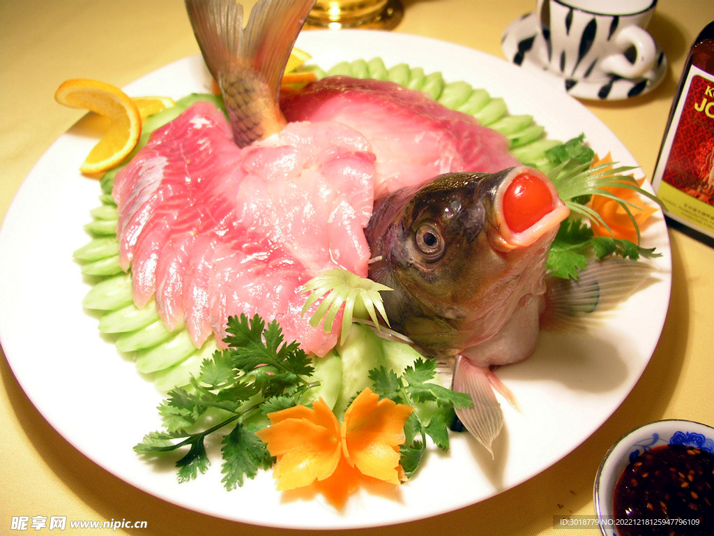生拌三文鱼