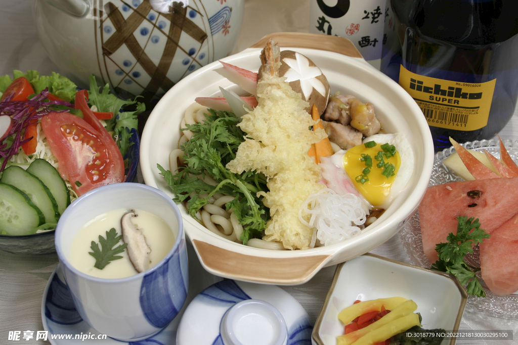什锦锅烧乌冬面
