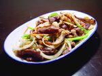五花肉炒蔬菜