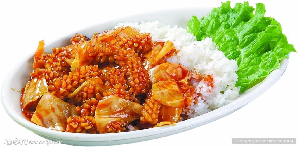 鱿鱼拌饭