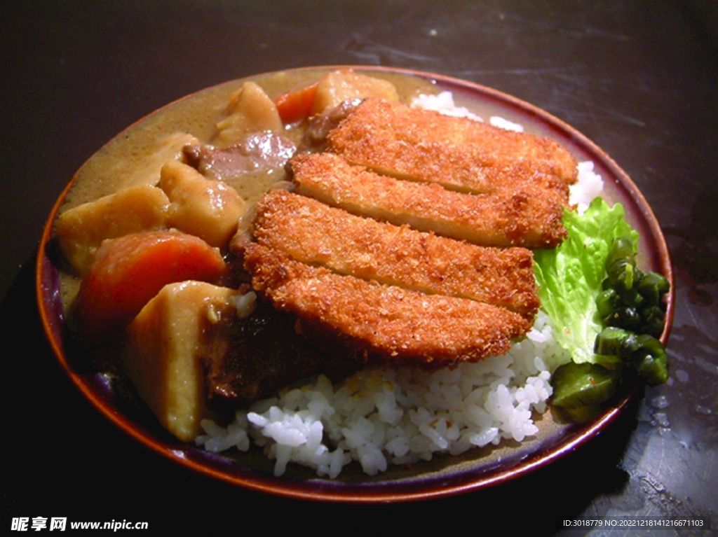 猪排咖喱饭