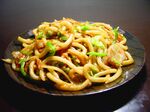 猪肉炒乌冬面