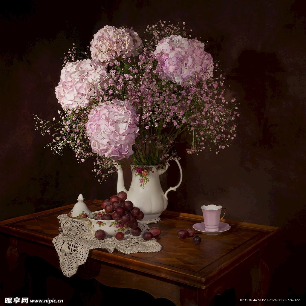 花卉数码油画