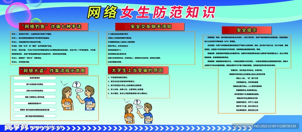 网络女生防范知识