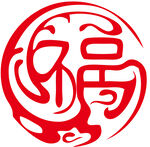 创意圆形福字设计素材