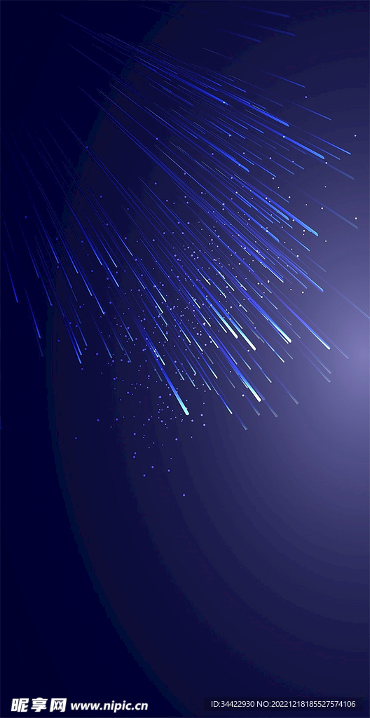 波浪线条灯光背景