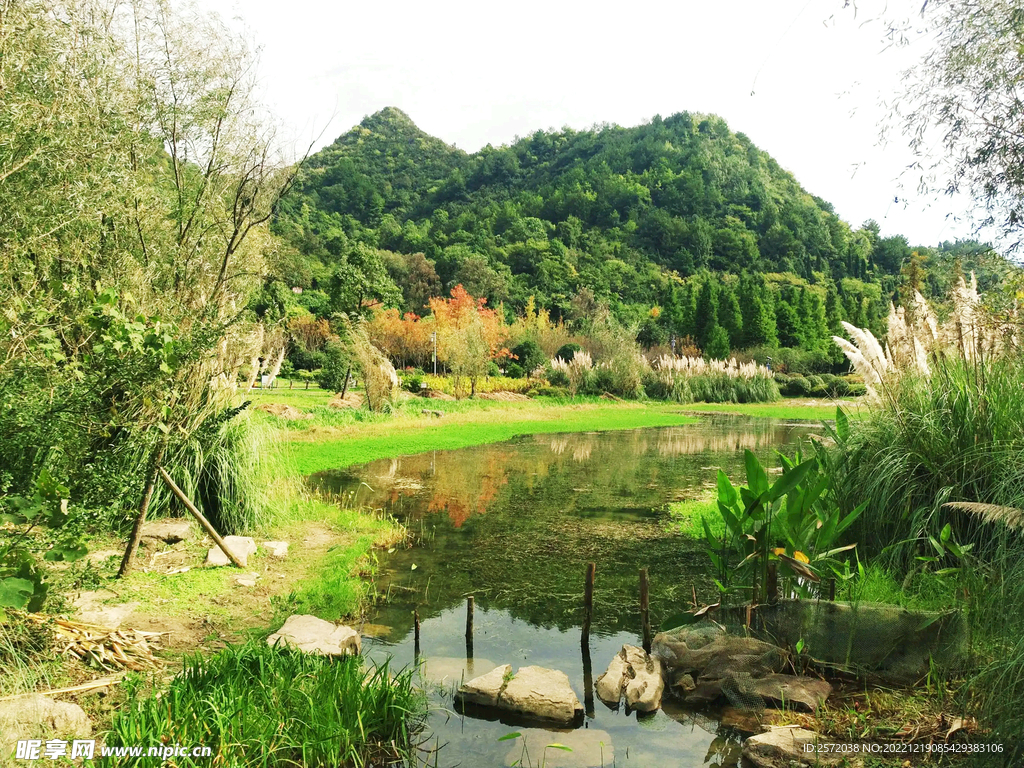 贵州花溪十里河滩湿地