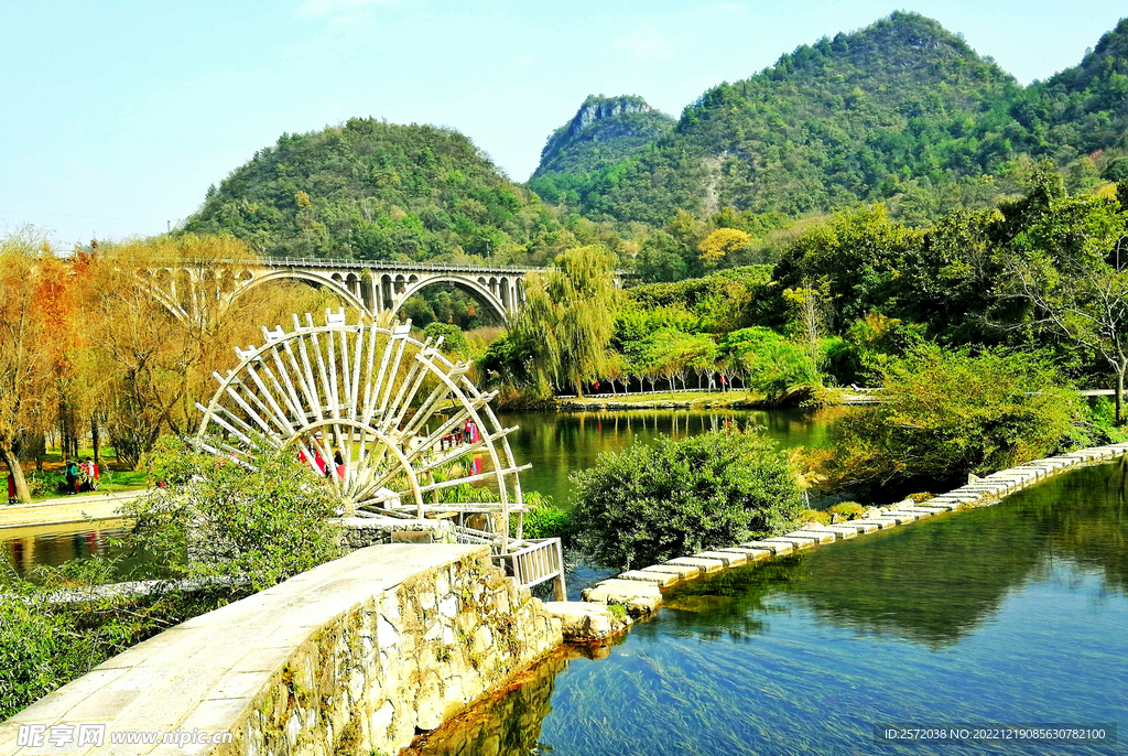 贵州花溪十里河滩湿地