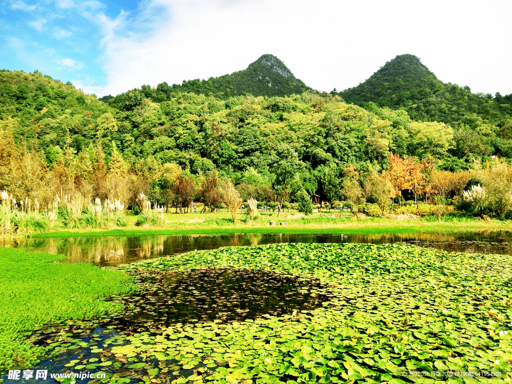 贵州花溪十里河滩湿地