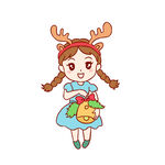  鹿角女孩 