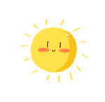 卡通手绘太阳