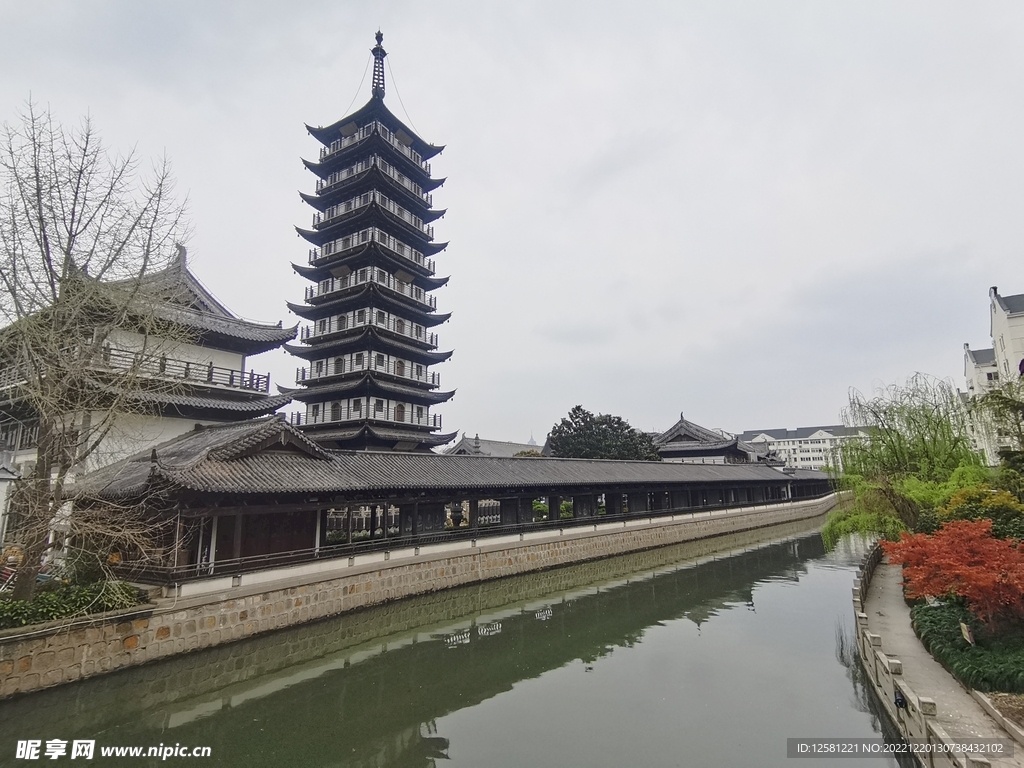 真如寺 河廊 河流